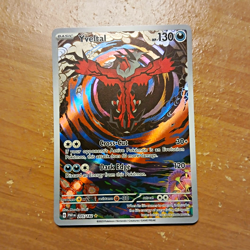 Pokemon TCG Yveltal 205/182 SV04 Paradox Rift Illustration Rare Holo Full Art - Image 1