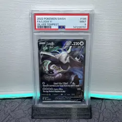 2022 Pokemon Lugia V (Alt Full Art) 186/195 SWSH Silver Tempest PSA 9 - Image 1
