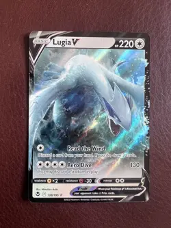 Pokemon TCG Lugia v Silver Tempest Ultra Rare Card 138/195 English Edition N/M - Image 1