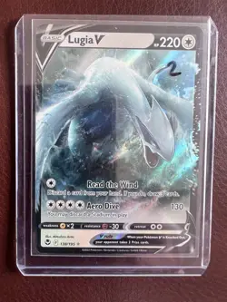 Pokemon TCG Lugia v Silver Tempest Ultra Rare Card 138/195 English Edition N/M - Image 3