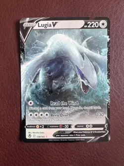 Pokemon TCG Lugia v Silver Tempest Ultra Rare Card 138/195 English Edition N/M - Image 1