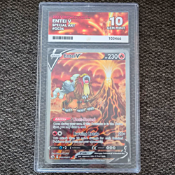 Pokemon TCG Entei V Crown Zenith GG36/GG70 Ultra Rare Holo EN 2023 GEM MINT 10 - Image 1