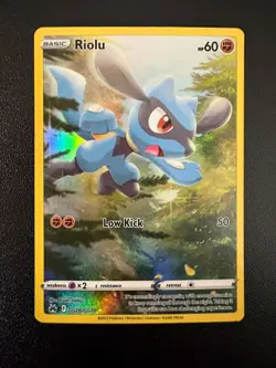 Riolu - GG26/GG70 - Crown Zenith Galarian Gallery - Holo Rare - Pokemon - NM - Image 1