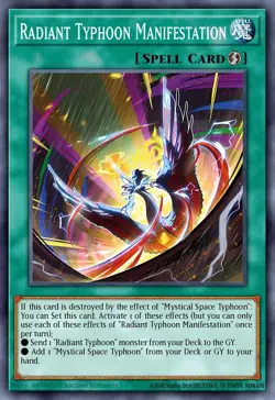 DOOD-EN062 - Radiant Typhoon Manifestation YuGiOh 1st Ed - Image 1