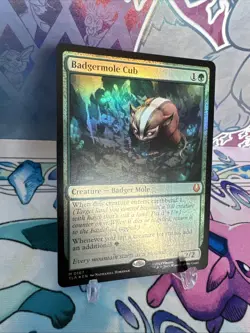 Badgermole Cub - Avatar: The Last Airbender TLA Foil 0167 Magic The Gathering - Image 2