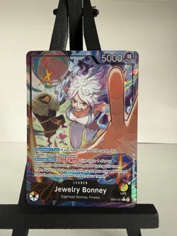 One Piece TCG Jewelry Bonney EB04-001 Leader Alt Art English Near Mint - Image 1