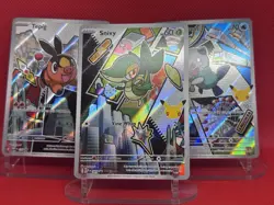 Pokemon Scarlet & Violet 3x Holo/Reverse Holo Snivy 049 Tepig 050 Oshawott 051 - Image 2