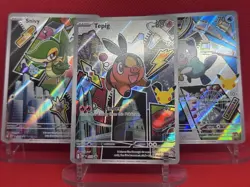 Pokemon Scarlet & Violet 3x Holo/Reverse Holo Snivy 049 Tepig 050 Oshawott 051 - Image 3