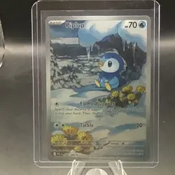 Full Art PIPLUP Card • ILLUSTRATION RARE 098/094 • Pokemon ME: Phantasmal Flames - Image 1