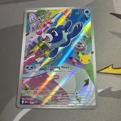 POPPLIO 045 Holo Promo ME: MEGA EVOLUTION PROMO Pokemon Holo Near Mint - Image 1