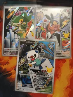Pokemon FIRST PARTNER SERIES 2 Unova Gen 5 SNIVY 049 / TEPIG 050 / Oshawott 051 - Image 1