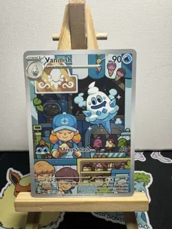 Pokemon Vanillish 190/182 Paradox Rift Illustration Rare Card - Image 1