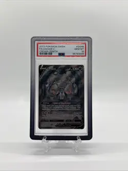 2023 Pokemon SWSH Zacian V Full Art Crown Zenith #GG48 PSA 10 - Image 1