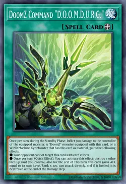 DOOD-EN058 - DoomZ Command “D.O.O.M.D.U.R.G” YuGiOh 1st Ed - Image 1