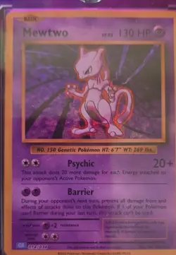 Mewtwo 014/034 Trading Card Game Classic Holo - Image 1