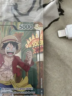 Carte One Piece TCG – Monkey D. Luffy OP13-001 – Musee Grevin Paris Exclusive - Image 3