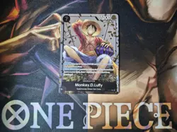 MONKEY D. LUFFY ONE PIECE CARD GAME PROMO #P-075 CHARACTER Q5677 - Image 1