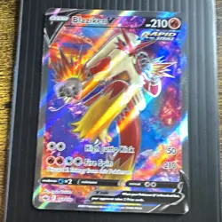 Pokemon TCG Blaziken V 161/198 Chilling Reign Full Art Rapid Strike Holo - Image 1