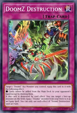 DOOD-EN074 - DoomZ Destruction YuGiOh 1st Ed - Image 1