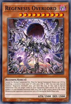 DOOD-EN022 - Regenesis Overlord YuGiOh 1st Ed - Image 1
