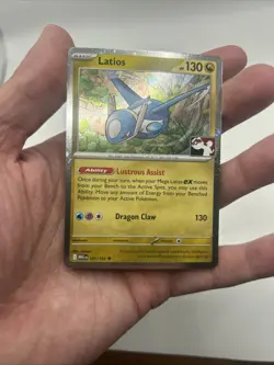 101/132 Latios Prize Pack Series 8 Stamped Pokemon TCG Mega Cosmos Holo - Image 4