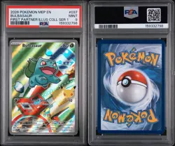 2026 POKEMON MEP FIRST PARTNER ILLUSTRATION COLLECTION #037 BULBASAUR PSA 9 - Image 2