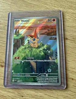 Pokemon TCG Victini SVP EN 208 SV Scarlet & Violet Promo Cards Holo 80 HP - Image 1