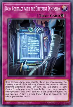 DOOD-EN073 - Dark Contract with the Different Dimension YuGiOh 1st Ed - Image 1