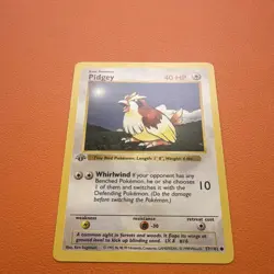 Pokemon TCG Pidgey #057/102 Base Set (Shadowless) 1st Edition - Image 2