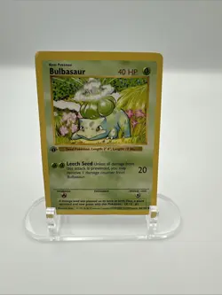 1999 Pokemon 1st Edition Bulbasaur 044/102 Base Set (Shadowless) Regular - Image 1