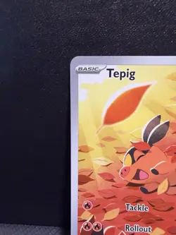 Pokemon TCG Tepig 096/086 Sv: White Flare Illustration Rare NM Holo - Image 2
