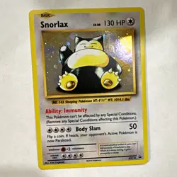 Pokemon TCG Snorlax XY179 XY Holo Promo 130 HP English 2016 Card - Image 1