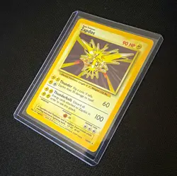 Zapdos 016/102 Base Set Holo Rare Unlimited 1999 English Pokemon TCG 90 HP - Image 1