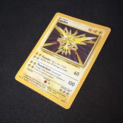 Zapdos 016/102 Base Set Holo Rare Unlimited 1999 English Pokemon TCG 90 HP - Image 3