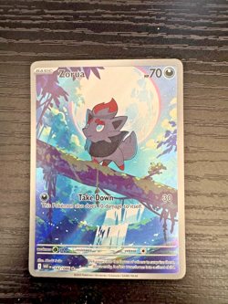 Pokemon TCG Zorua 142/086 Illustration Rare (IR) - White Flare - English - NM - Image 1