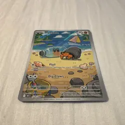 Pokemon TCG Dwebble Illustration Rare Sv: Black Bolt English Holo 129/086 - Image 2