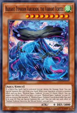 DOOD-EN016 - Radiant Typhoon Varuroon, the Vibrant Vortex YuGiOh 1st Ed - Image 1