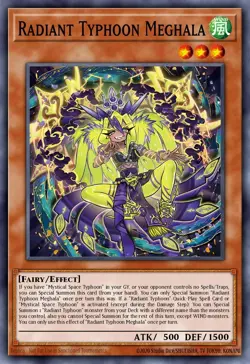 DOOD-EN012 - Radiant Typhoon Meghala YuGiOh 1st Ed - Image 1