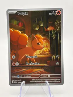 Pokemon TCG Mega Evolution - Vulpix 138/132 Illustration Rare NM - Image 1