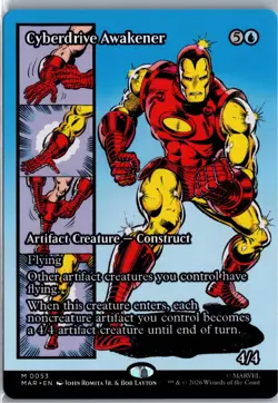 Cyberdrive Awakener (Borderless) MAR 53 M NM Marvel Universe Eternal-Legal - Image 1