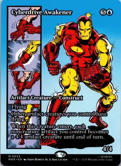 Cyberdrive Awakener (Borderless) M Marvel Universe Eternal-Legal 53 NM - Image 1