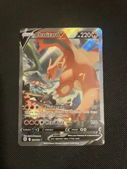 Nintendo Pokemon TCG Charizard V Brilliant Stars 154/172 Ultra Rare EN Holo 2022 - Image 1