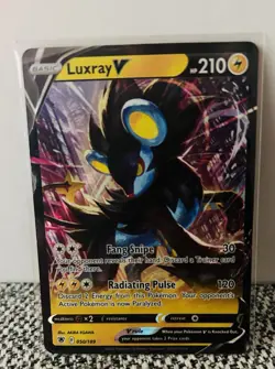 Pokemon TCG Luxray V Sword & Shield Mfg-Astral Radiance 050/189 Holo Ultra Rare - Image 1