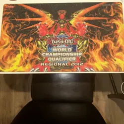 NEW YuGiOh PlayMat World Championship Qualifier Regional 2012 - Red Eyes - Image 1