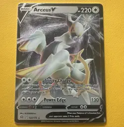 Pokemon TCG Arceus V METAL 122/172 Brilliant Stars Ultra Rare Holo EN 2022 - Image 1