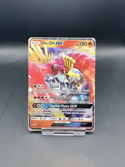 Ho-Oh GX - SM57 - Sun & Moon Promo - Pokemon TCG Card MP to HP Full Art - Image 1