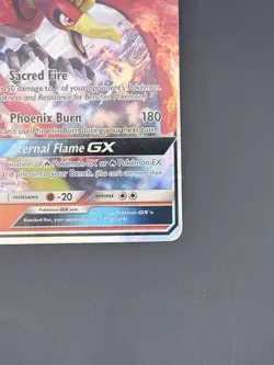 Ho-Oh GX - SM57 - Sun & Moon Promo - Pokemon TCG Card MP to HP Full Art - Image 3