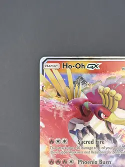 Ho-Oh GX - SM57 - Sun & Moon Promo - Pokemon TCG Card MP to HP Full Art - Image 4