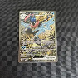 Greninja EX SVP 132 Shrouded Fable Black Star Promo Illustration Pokemon TCG NM - Image 1