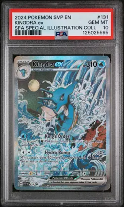 Kingdra EX 131 PSA 10 Black Star Promo Shrouded Fable Pokemon - Image 2